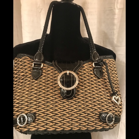 Brighton Handbags - Brighton Authentic Vintage Straw Woven Purse